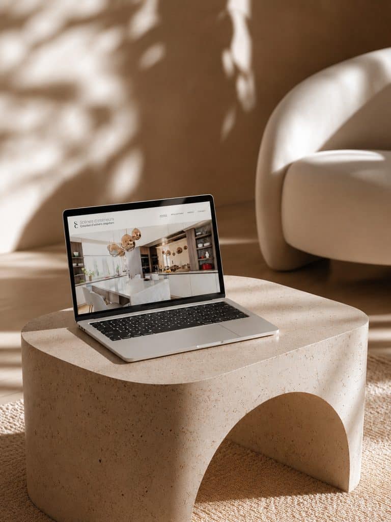 site web réalisés par Studio Leelooam pour Cindy Schneider, architecte et designer d’intérieur à Nancy.