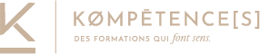 Logo Kømpétence[s], client du Studio Leelooam