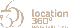 Logo Location 360°, client du Studio Leelooam